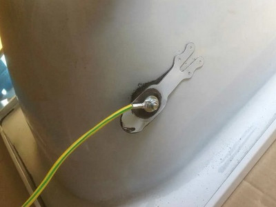 Заземление ванны Заземление ванны