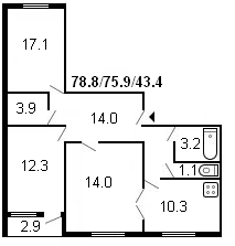 Панельный дом м 464